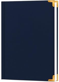 Jhingalala Hard Bound Journal Diary with Metal Corner Protectors | A5 Size 192 Ruled Pages Notebook Diary | 80 GSM Paper | Undated Daily Writing Diary