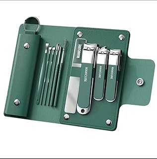 Little loots Premium Manicure Pedicure Kit Set for Men & Women | Stainless Steel Nail Cutter Tools Set | Professional Nail Care Grooming Kit Travel Ca