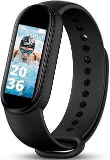 Drumstone 10 𝒀𝒆𝒂𝒓𝒔 𝑾𝒂𝒓𝒓𝒂𝒏𝒕𝒚 Smart Fitness Band for Men & Women | Bluetooth Waterproof Activity Tracker with Heart Rate & Blood Pressure Monitor, Step