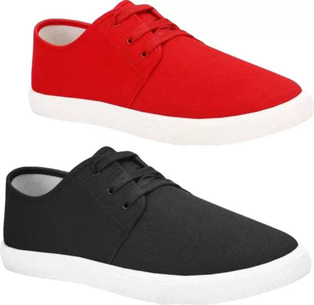 Men Combo Pack of 2 Casual & Sneaker Shoes (Loafer Shoe...