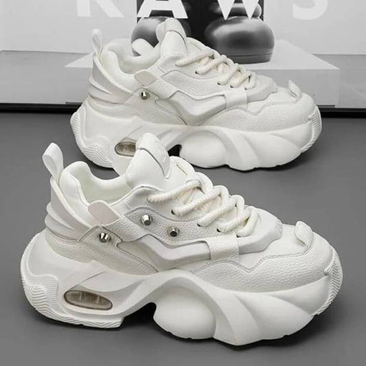 White Sport Running Walking Casual Sneakers For Men
