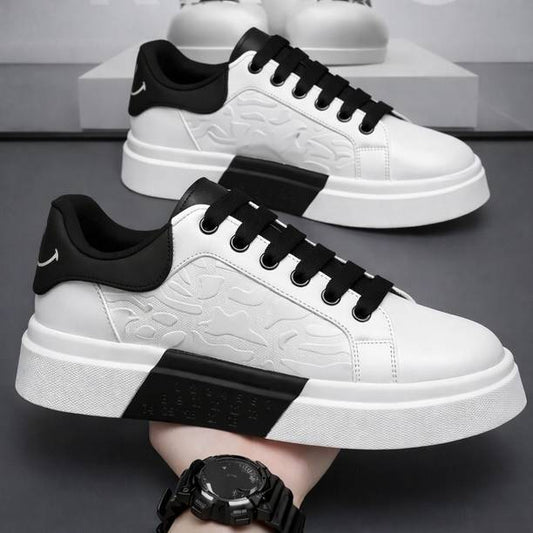 Stylish Casual Shoe Black & white Sneakers For Men