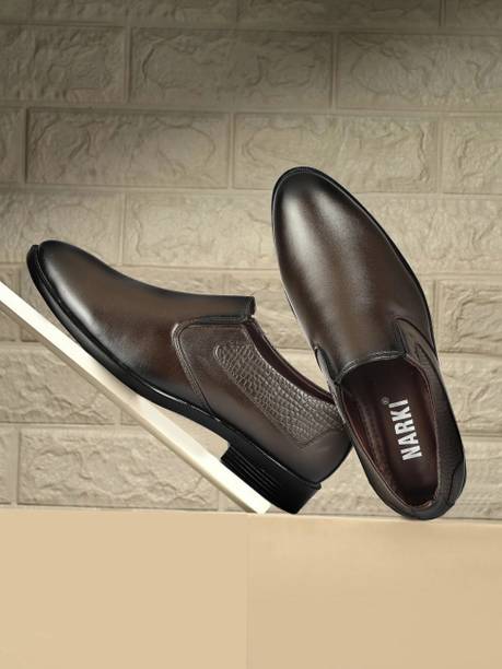 Brown Formal Shoes for Men|High Heel Office Shoes for M...