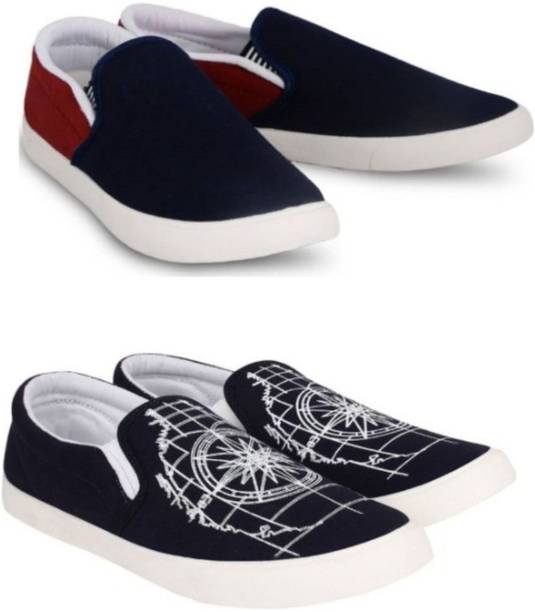 2 Pair Combo Trendy & Stylish Sneakers For Men