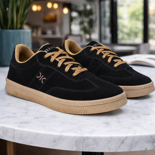 Sneakers for Men Low-Top Synthetic Leather Casual Shoes...