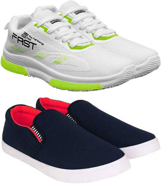 Combo Pack of 2 Casual Sneakers For Men