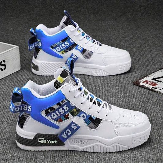 Men's Street Fashion High-Top Ankle Casual Shoes For Me...