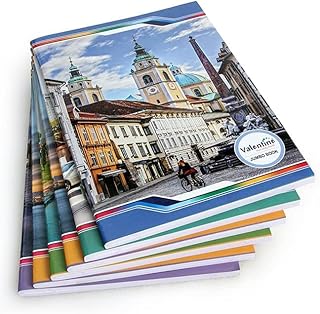 Bright 200 Pages A4 Size Notebook - Single Line Ruled (29 x 21 cm) | Ruled notebooks for Writing | Register Notebook for Students | Pack Set of 6 With
