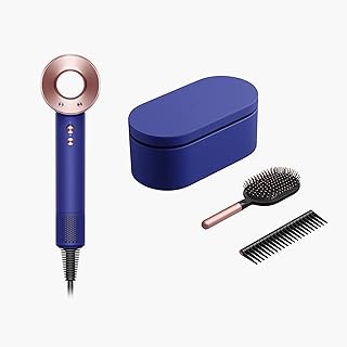Dyson Supersonic Hair Dryer (Iron/Fuchsia), with new flyaway attachment, 50 Watts