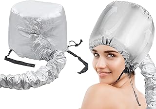 RECLUSE Portable Hair Dryer Bonnet Attachment,Hair Care Thermal Head Spa Cap Curl Setting & Frizz Control, Hair Treatment for Women, Natural & Curly H