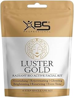 Luster Gold Facial Kit |Radiant Bio Active Therapy for Glowing & Even Tone Skin| For Womens & Mens