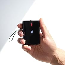 Boat Energyshroom PB300 Air 10000 Mah 22.5W USB Type C Pocket Size Power Bank with Compact & Lightweight Design,LED Battery Display,12 Layer Smart IC
