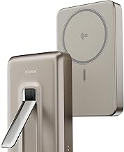 Noise Qi2 Certified MagSafe Wireless 10000mAh Power Bank with Built-in Stand, 15W Wireless & 22.5W Wired Output, Battery Health Protection, Strong Mag
