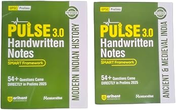 Arihant PULSE 3.0 UPSC Handwritten Notes Modern Indian History | Ancient & Medieval India | for UPSC Prelims, State PCS and Other Competitive Exam | C