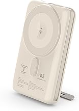 Stuffcool Click Trio 10000mAh Magnetic Wireless Powerbank with Apple Watch Charging Module and Aluminium Stand, 15W Wireless & 20W PD Fast Charging wi