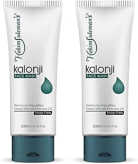 Hakim Suleman's Kalonji Herbal Face Wash 200ml | Neem, Turmeric & Aloe Vera | Oil Control & Deep Cleansing | Paraben & Sulfate Free | Ayurvedic Face C