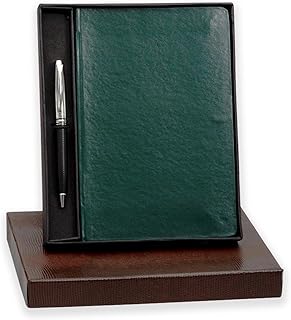 COI Luxury Stationery Gift Set – Elegant Hard Bound Box with A5 Notebook (192 Pages, 80 GSM Natural Shade) & Metal Ball Pen – Ideal for Festive & Offi
