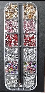 Nail Art Rhinestones Set, Mixed Colors, Crystal Gems, 3D Decoration, Manicure Accessories