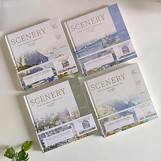 SAMVARDHAN Scenery Hardcover Notebook – A5(80 Sheets) Diary for Writing, Journaling, Notes & Planning | Landscape Design Notebook for Office, School &