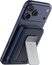 URBN 10000mAh Frost MagSafe Power Bank with Built-in Stand | 15W Magnetic Wireless Charging | 20W USB-C PD Fast Charging | Ultra Compact | Pass-Throug