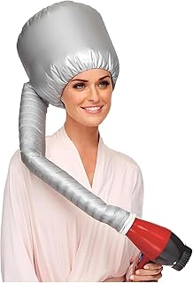 Hair Dryer Bonnet Hood Cap- Hair Care Thermal Head Spa Cap Treatment Nourishing Heating Cap Home Salon, Quick Dry Deep Condition & Styling Hot Oil Tre