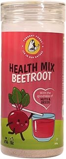 THOUGHT FOODZ Organic Beetroot Health Mix with Sprouted Ragi & Nuts | Natural Immunity Booster for Kids & Adults | High Iron, Fiber & Energy - 250g