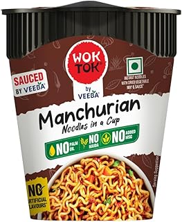 Wok Tok by Veeba Manchurian Noodles in a Cup (92.5G)