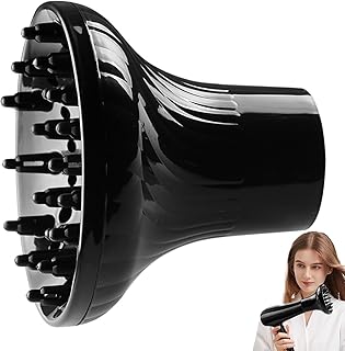 Hair Diffuser, Hair Dryer Diffuser Attachment for Curly and Natural Wavy Hair, Professional Blow Dryer Diffuser, Adjustable from 1.4 Inch to 2.5 Inch