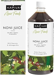 Kapiva Noni Juice (1L) - Rich in Antioxidants, Boosts Energy, Builds Immunity, Natural Detoxifier
