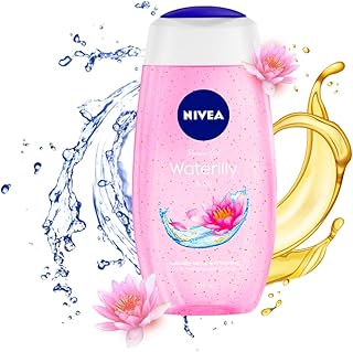 NIVEA Waterlily & Oil 250ml Body Wash| Shower Gel with Care Oil Pearls| Refreshing Scent of Waterlily Flower|Clean, Healthy & Moisturized Skin
