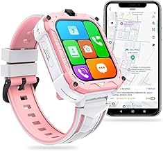 FETACA 4G GPS Smartwatch for Kids with Assisted GPS Tracking, 4G Video & Voice Call, Safe Zone Alert, SOS Button, Habit Formation – Fun and Safe Weara