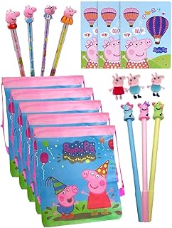 Le Delite Cartoon pig super hero Copy Notebook Regular Diary Ruled 50 Pages With gel Pen Set stylish pencil,eraser & Gift bag, stationary return gift