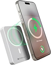 ZEBRONICS MW63 Wireless Power Bank, 10000 mAh, Rapid Charge, Magsafe, Outputs - 20W Wired | 15W Wireless, Type C PD, Built in Protections, LED Indicat