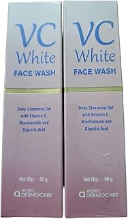 VC White Deep Cleansing Gel With Vitamin C Face Wash 60gm PACK OF 2