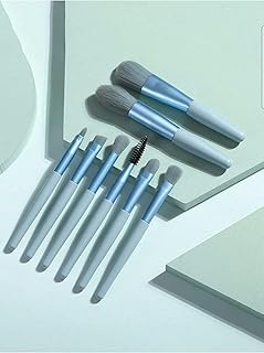 8 Pcs Makeup Brush KitMakeup Brushes Makeup Brush Set Mini, 8 PCS Travel Make Up Brush Kit, Cosmetic Brushes for Face Foundation Blush Eye Shadow