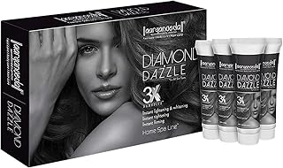 Aryanveda Unisex Diamond Facial Kit for Instant Glowing Skin | Professional DIY Makeup Spa Kit | All Skin Types Men & Women 55 Gm (Pack of 1)