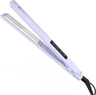 Syska HS6810Pro SalonFinish Hair Straightener with Ceramic Coating Aluminium Plate, PTC Technology, 360degree Swivel Cord with 1.8m length (Purple)