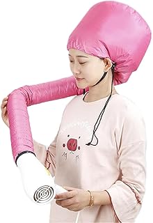 Portable Hooded Hair Dryer Diffuser Cap | Adjustable Soft Bonnet for Curly Hair | Fast Drying & Safe Deep Conditioning | Reduces Heat Around Ears & Ne