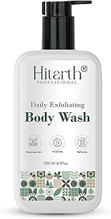 Exfoliating Body Wash | Contains Vitamin E | Gentle Exfoliating Shower Gel | Rough, Bumpy Skin | For Women & Men - 250 Ml