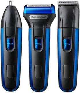 Men Professionals Design 3 In 1 Perfect Shaver, Hair Clipper And Nose Trimmer Rechargeable Beard And Moustaches Hair Machine And Trimming With Cord An