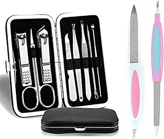 5s Production Nail File Set of 2 Nail Care Tool Cuticle Trimmer Fingernail File for Manicure, Nail Strengthener hardener, Nails Buffer for Natural and