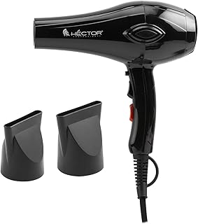 HECTOR Professional 2200 Watts Pro Touch Hair Dryer, Black