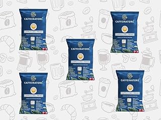 Caffeinators Cappuccino Coffee & Instant Powder Premix Incredibly Authentic | Instant Tea Premix Strong Coffee 1Kg (Pack of 5)