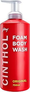 Cinthol Original Foam Body Wash (750ml) | Unique Foam Formula for Moisturized & Irresistibly Soft Skin | Suitable for All Skin Types