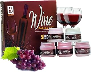 WINE FACIAL KIT (250gm) for Women & Men to get Clear, Smooth and Glowing Skin for All Skin Type.