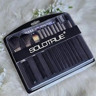 Premium Makeup Brush Set Of 12 Pieces For Professional Party Makeup Foundation Eyeshadow Ebbrow mascara Brushes Face Powder Brush (Multicolor)
