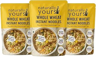 Naturally Yours Khapli Atta Whole Wheat Instant Noodles 175g | High Protein & Fiber | 100% Maida-Free | Healthy Meal | Non-Fried | No Onion No Garlic