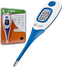Carent Digital Thermometer DMT-4335 | Waterproof, Fever Alarm, Flexible Tip | CE & FDA Certified | 5-Year Warranty