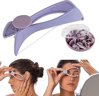 Cotton Thread Plucker Facial Epilator Hair Removal Clip Woolen Thread Facial Hair Clip Threading Tool Threading Device Manual Plucking