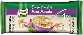 Knorr Soupy Noodles, Mast Masala, (Pack of 4), 280 grams